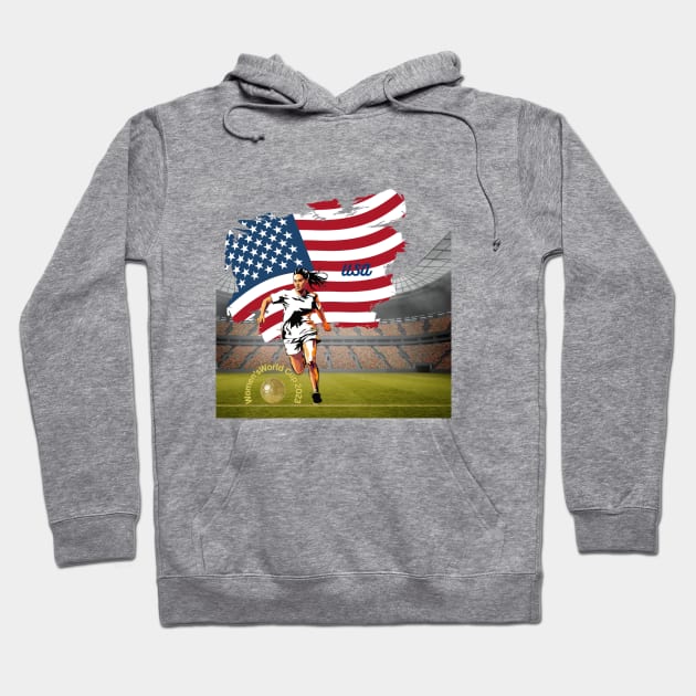 Unisex t-shirt, Women's World Cup t-shirts, USA soccer t-shirts, football t-shirts, women’s sport, empowerment, supporting female athletes Hoodie by Clinsh Online 